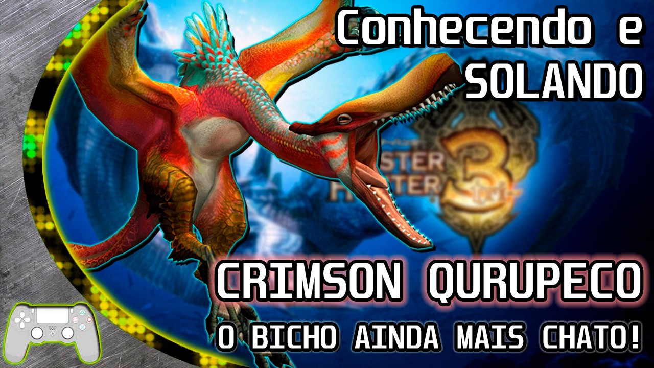 O CRIMSON QURUPECO é tão chato quando o normal! Solando Crimson Qurupeco - MH Portable 3rd e MH3U