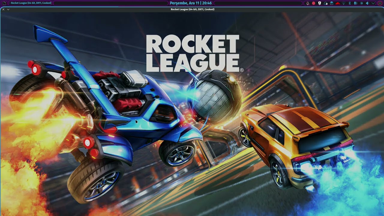 How to fix stucking at press a button to start screen on rocket league (Linux)