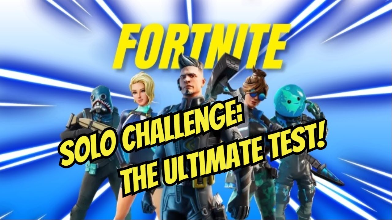 Fortnite Solo Challenge: The Ultimate Test!
