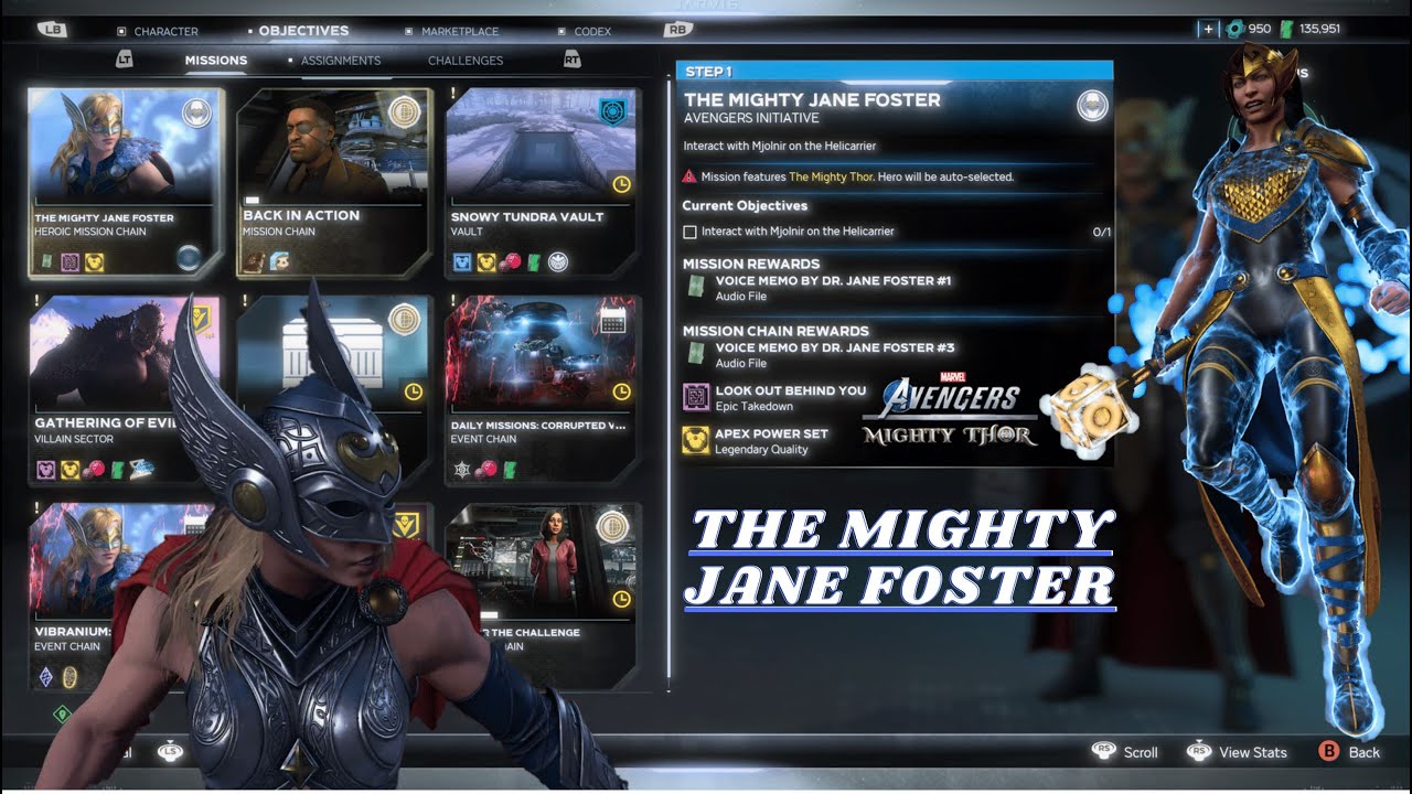 Marvel's Avengers: The Mighty Jane Foster Guide | Jane Foster The Mighty Thor Heroic Mission Chain