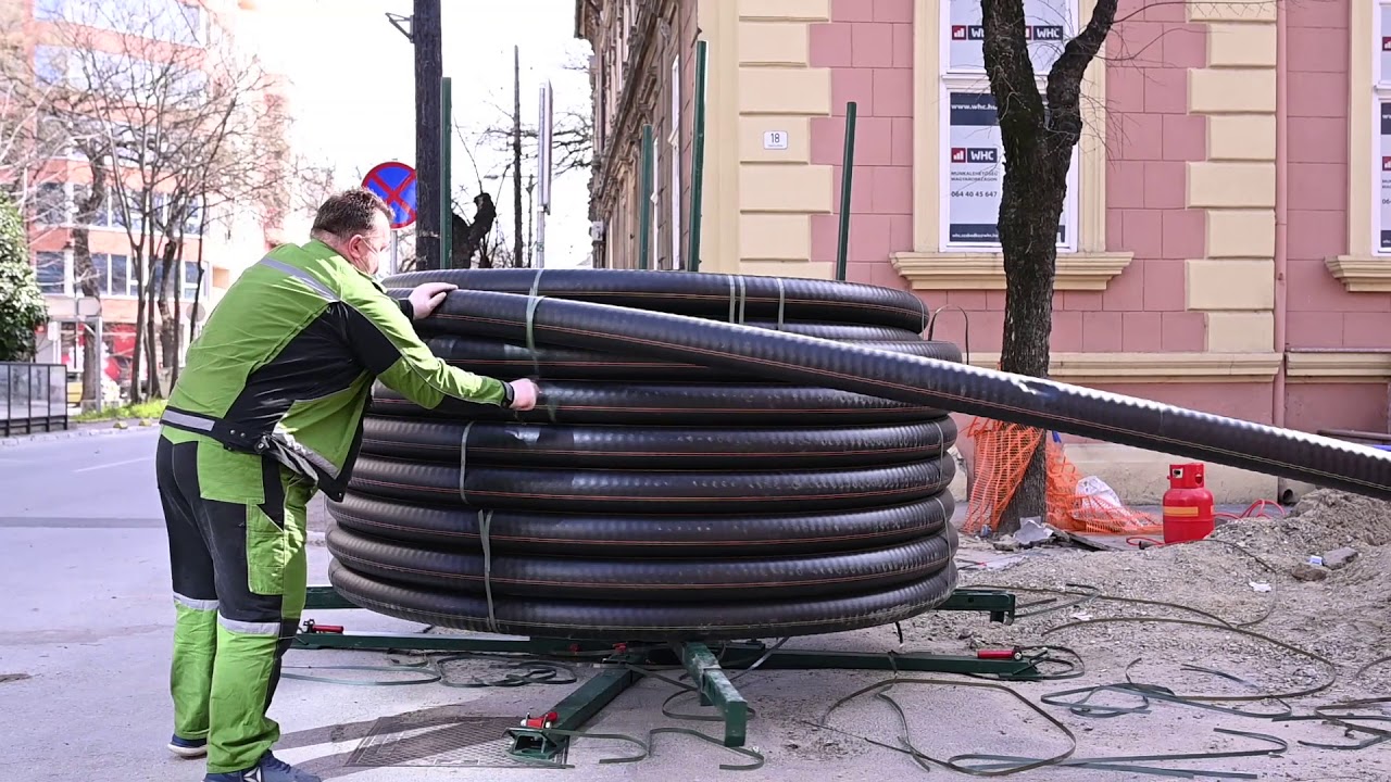 Predizolovane fleksibilne cevi-Razmotavanje i polaganje