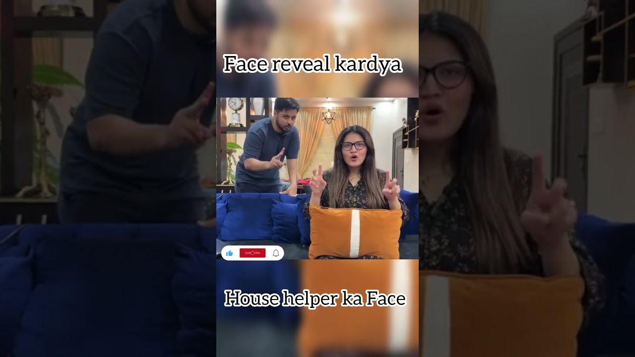 face reveal kardya house helper ka Face reveal kardya #sistrology #shorts