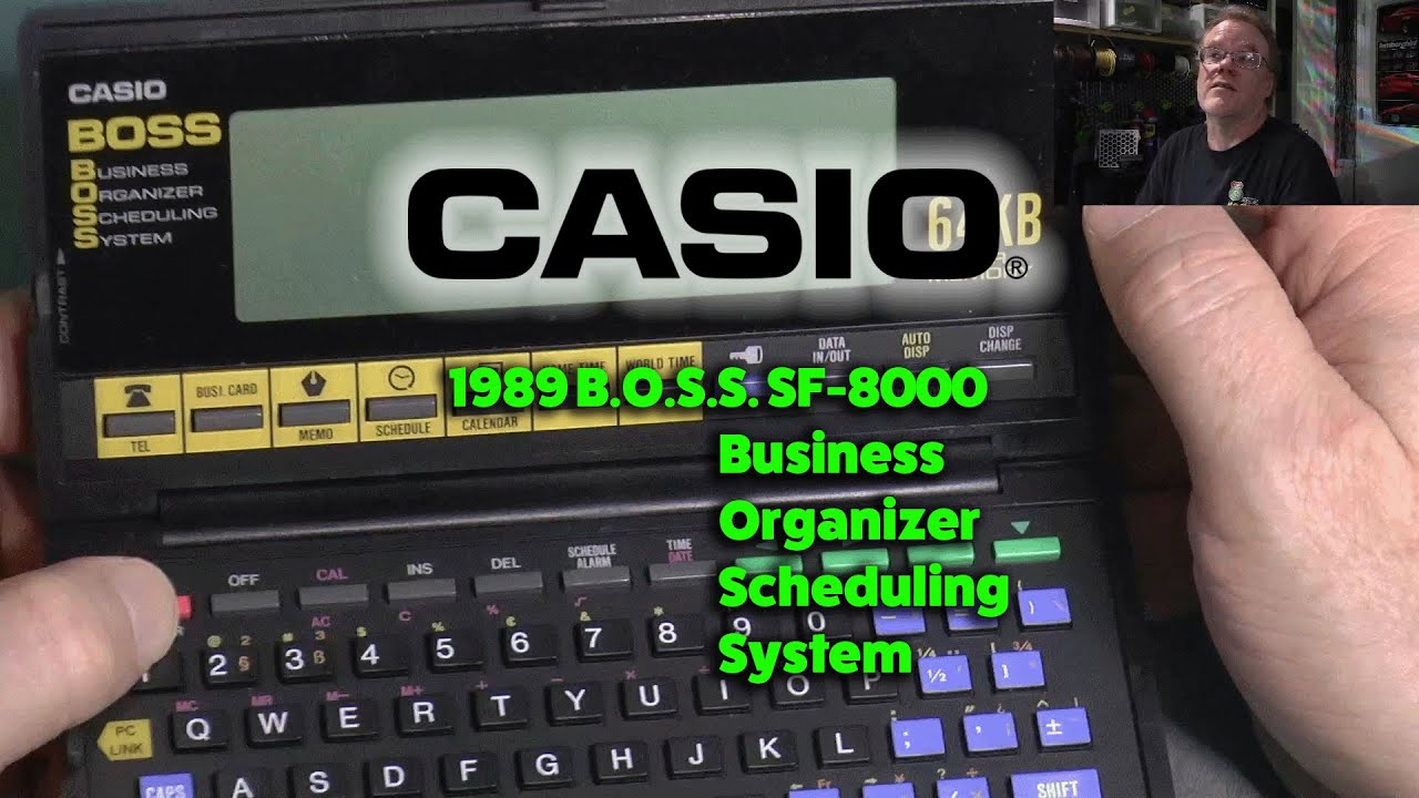 Casio BOSS SF-8000 - 1989's Smart Phone Precursor that is actually pretty dumb