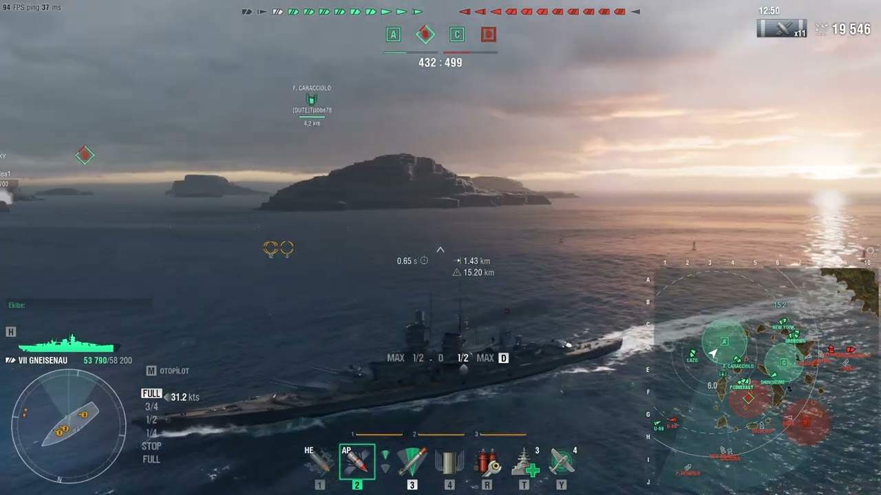 ''Hep birlikte başaracağız'' | World of Warships Gneisenau