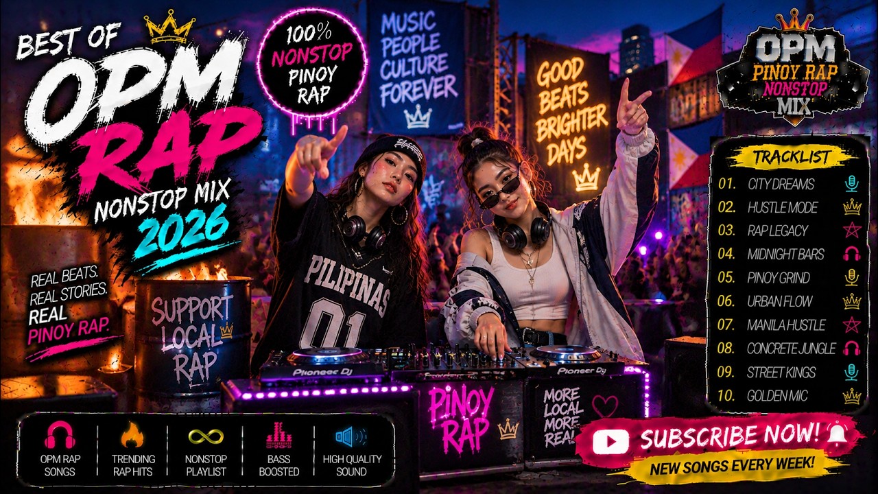 OPM RAP SONGS 2026 💎 Trending Pinoy Rap Collection | Best Filipino Rap Music