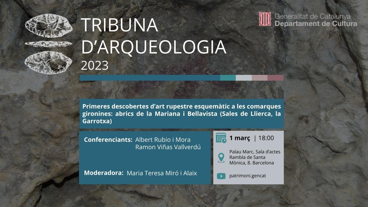 Primeres descobertes d’art rupestre esquemàtic a les comarques gironines: la Mariana i Bellavista