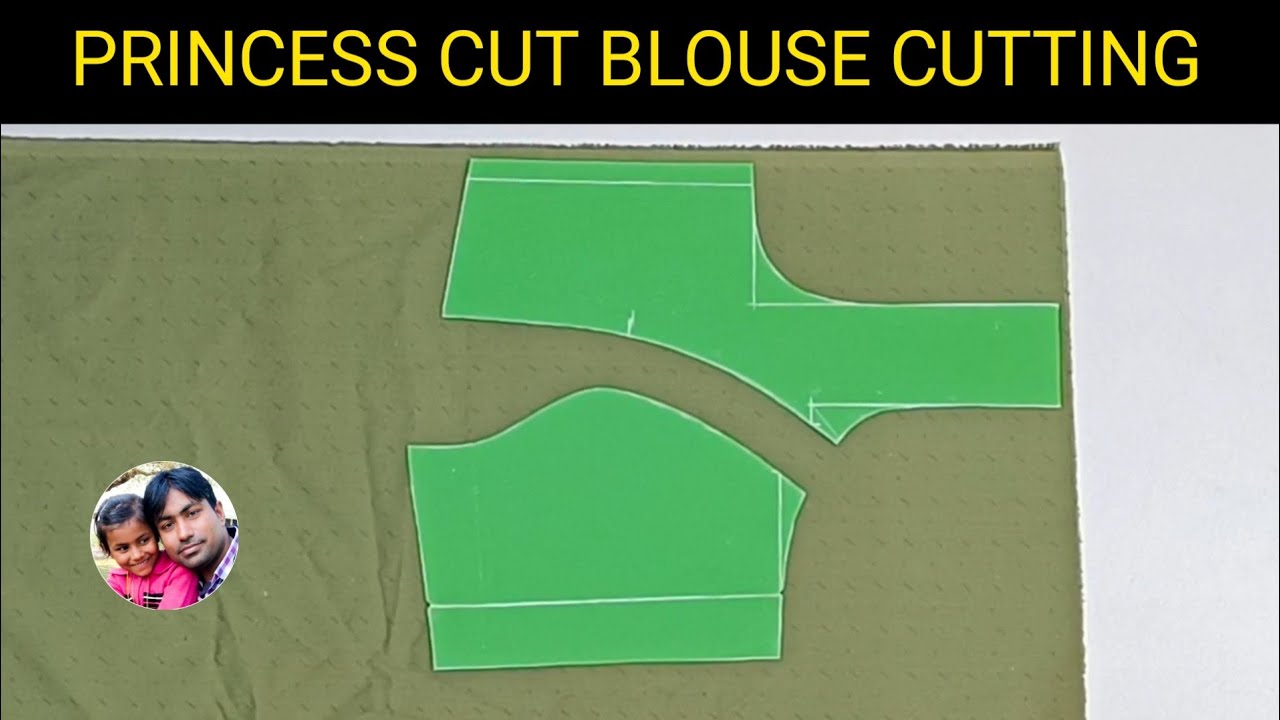 Princess Cut Blouse Cutting Full Tutorial || How To Cut Princess Cut Blouse || Blouse Cutting