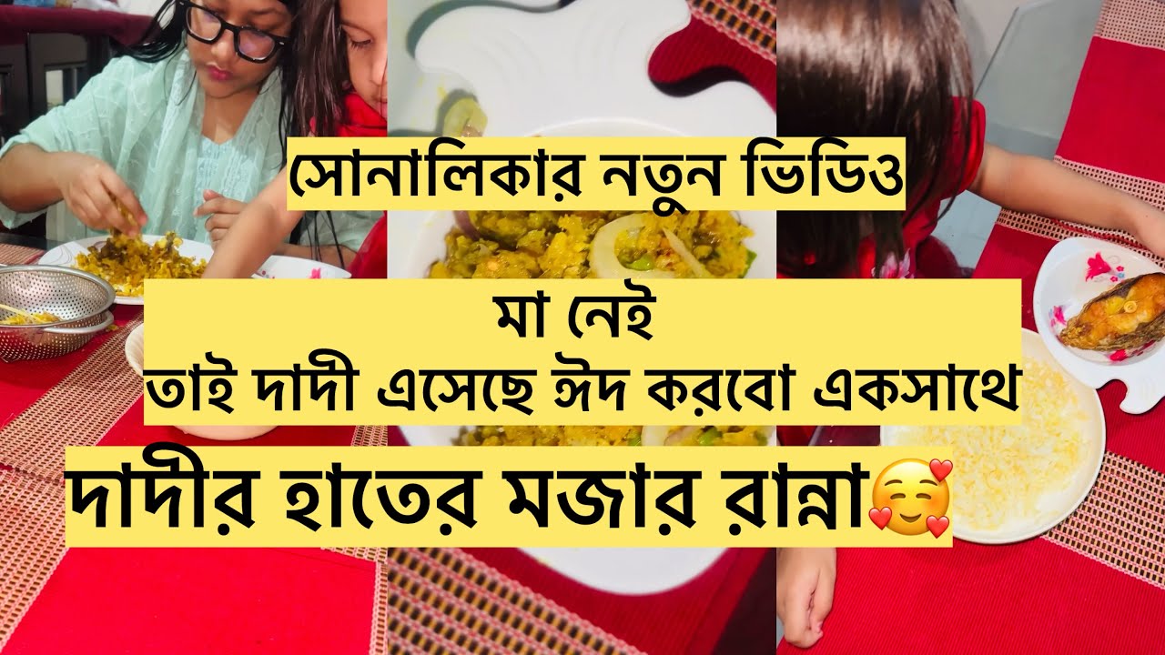 এই প্রথম দাদী আমার বাসায় এলো🥹/ দাদীর হাতের মজার রান্না/ সোনালিকার নতুন ভিডিও