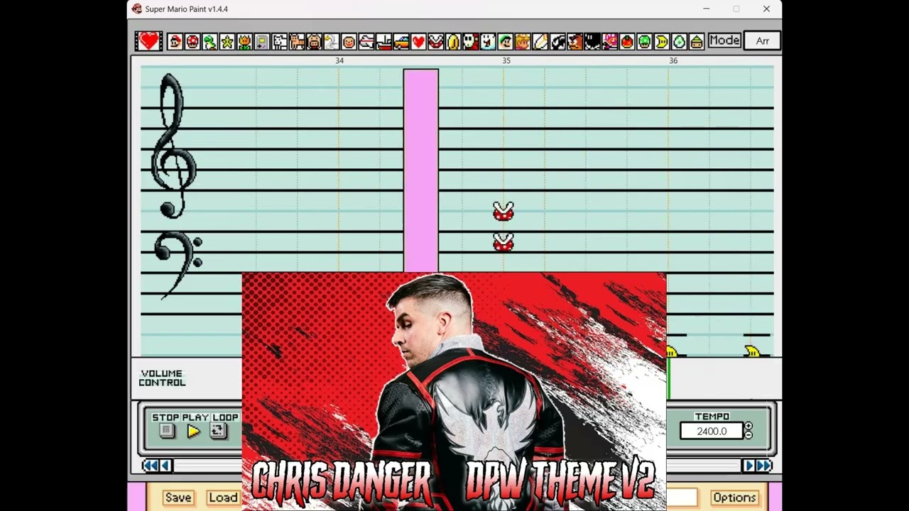 Mario Paint - "Chris Danger DPW Theme V2"