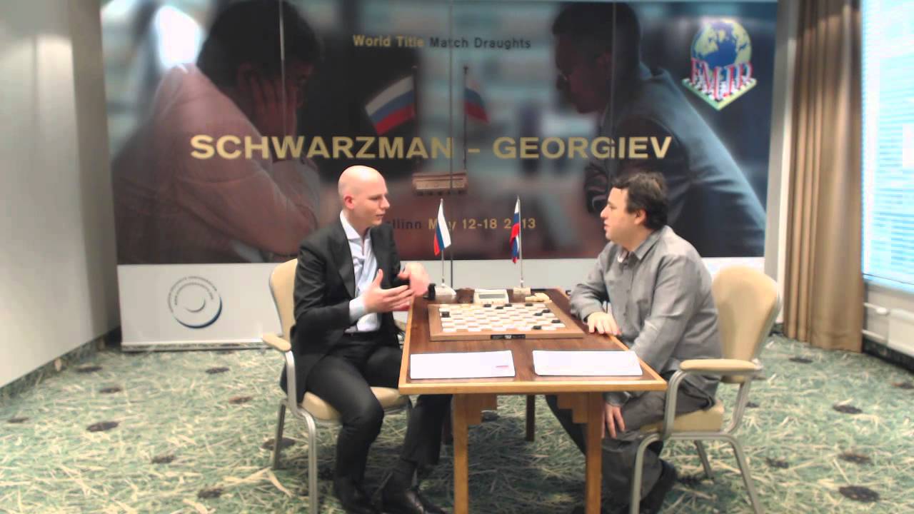 World Title Match Draughts 2013 Match Day 1