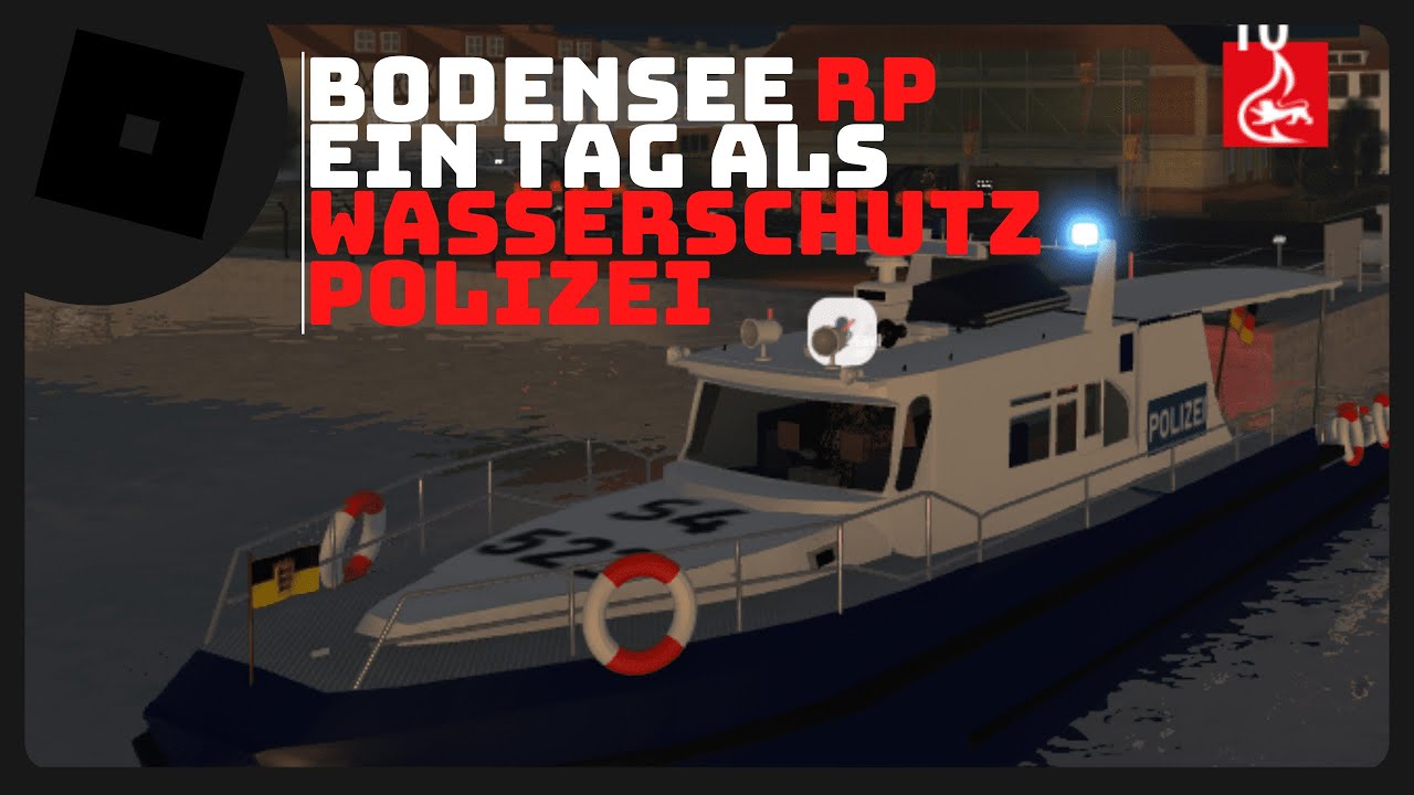 Roblox Bodensee RP | Ein Tag als Wasserschutz Polizei