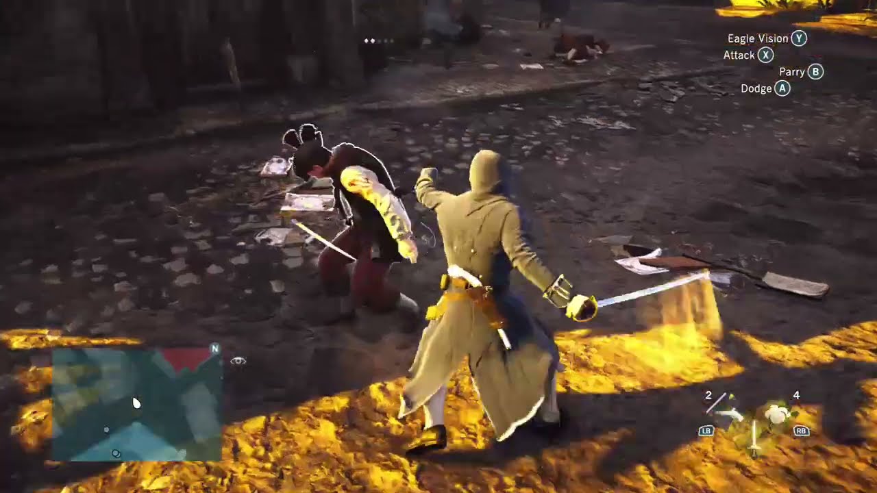 Assassin's Creed Unity Arno Sword Combat And Bourgeois Outfit