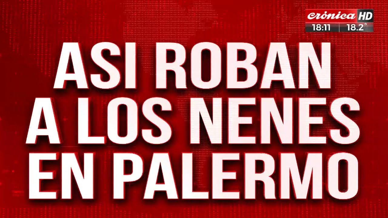 Así roban a los nenes en Palermo: armados obligan a menores a trasferirles plata