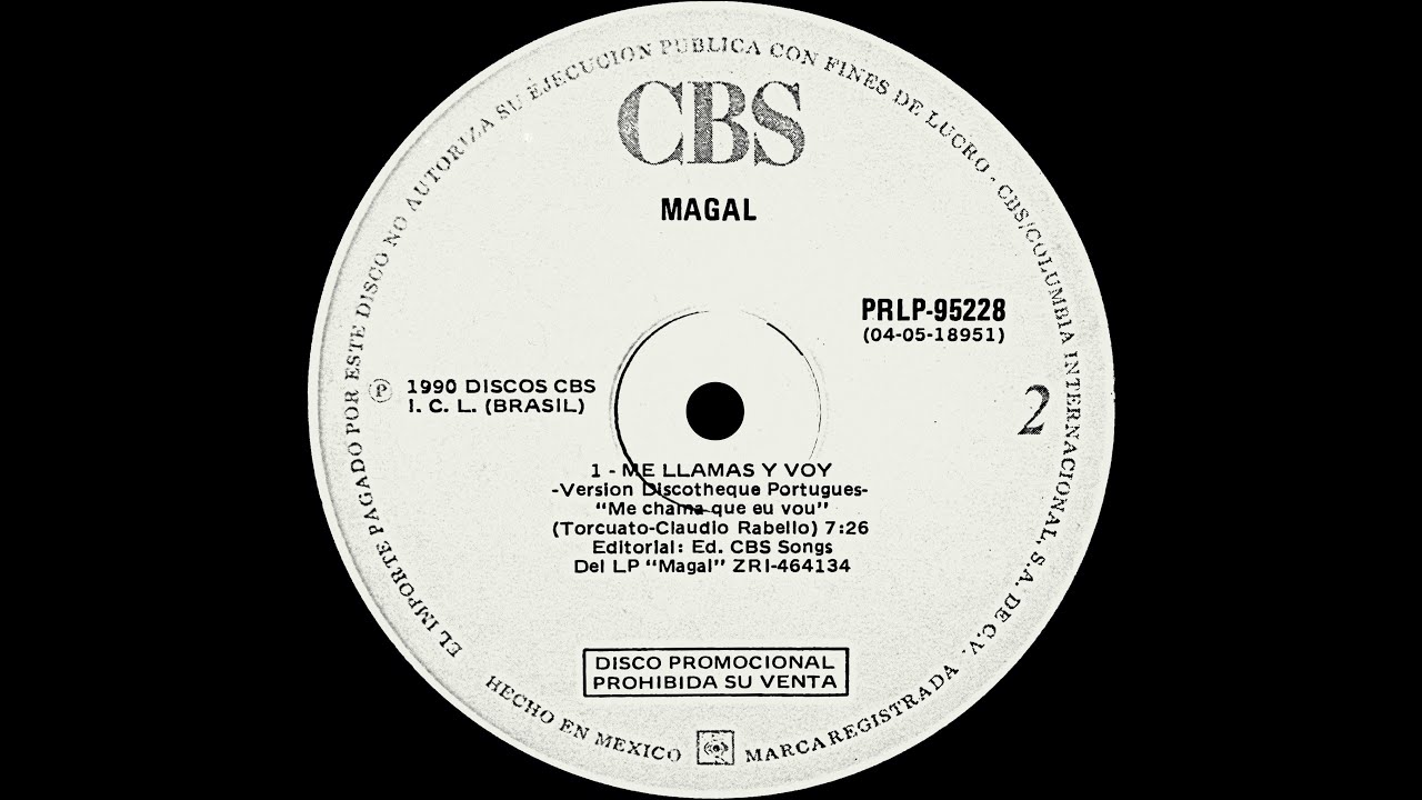 Me Chama Que Eu Vou - Magal (Versão Remix) / 1990