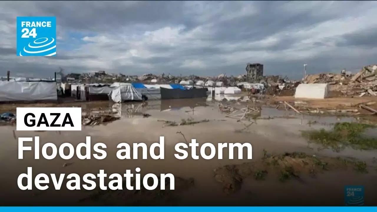 Winter storm rips through Gaza, exposing failure to deliver enough aid to territory &bull; FRANCE 24