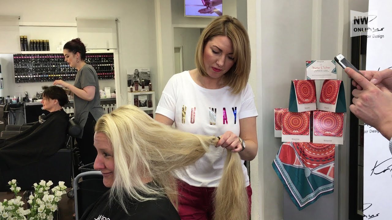 Schnipp, schnapp – und ab waren die langen Haare bis zum Po