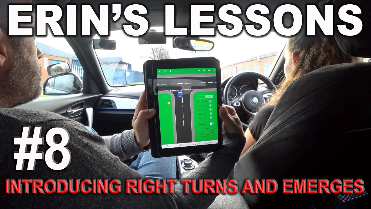 Erin's Lessons #8 | Introducing Right Turns and Emerges
