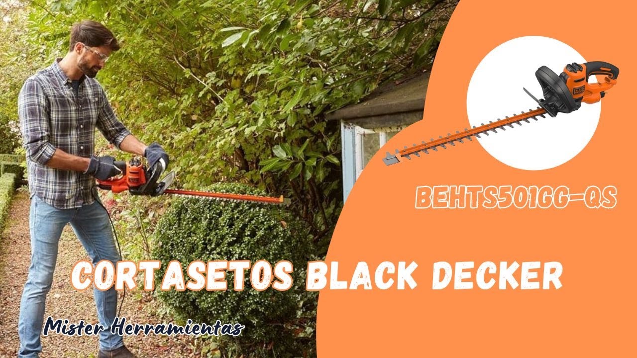 CORTASETOS ELÉCTRICO BLACK DECKER BEHTS501GG-QS 🌿¿MEJOR OPCIÓN CALIDAD PRECIO?