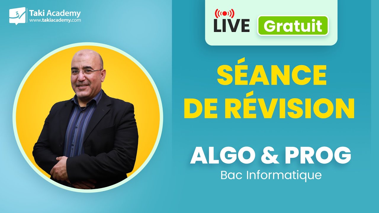 🔴 Rec | Algo & Prog | Bac informatique