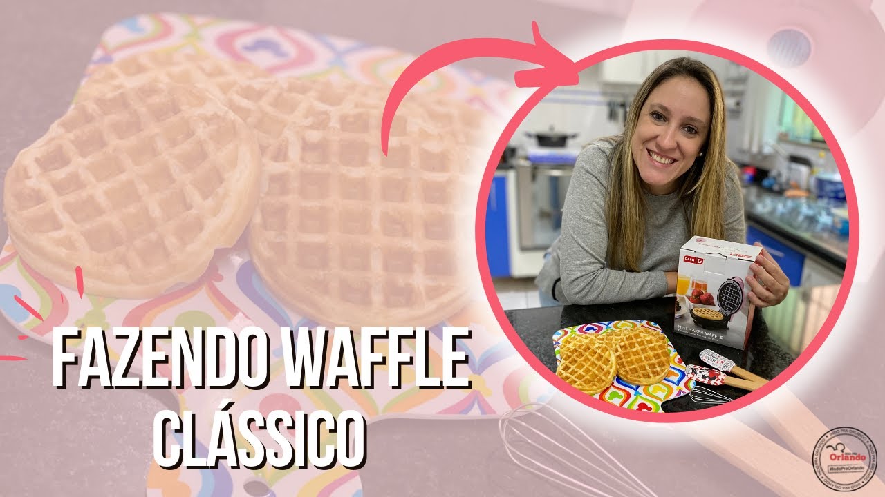 Testando a Mini Máquina de Waffle da DASH | Indo Pra Orlando