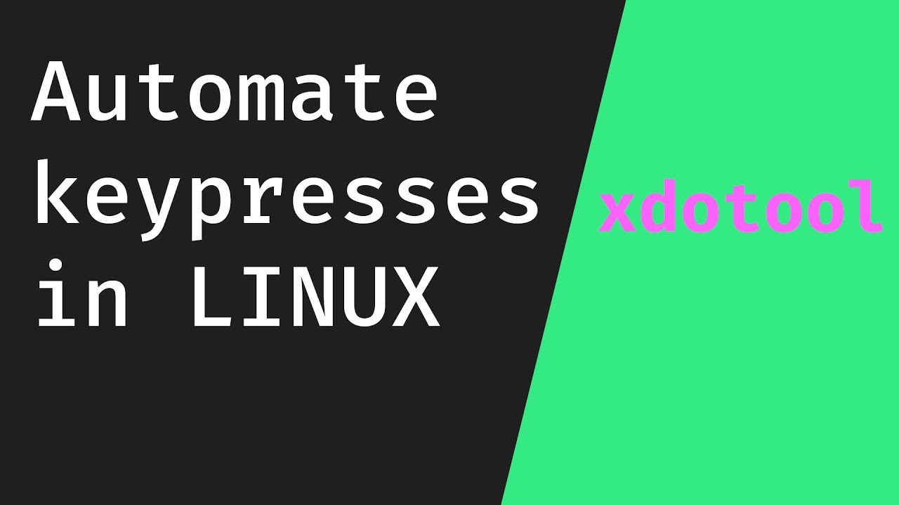 Автоматизация нажатия клавиш в LINUX | xdotool