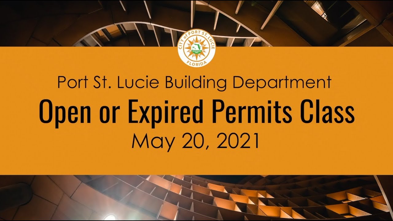 Open or Expired Building Permits Class