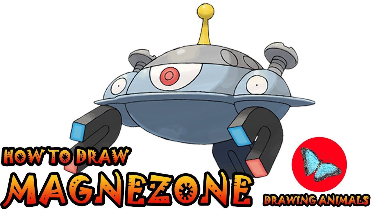 How To Draw Magnezone Pokemon | Drawing Animals