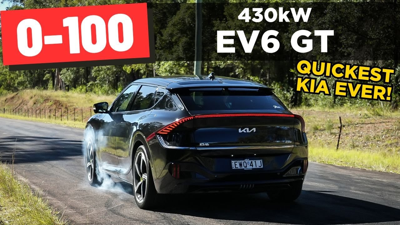 2023 Kia EV6 GT review: 0-100, 1/4 mile, 0-200