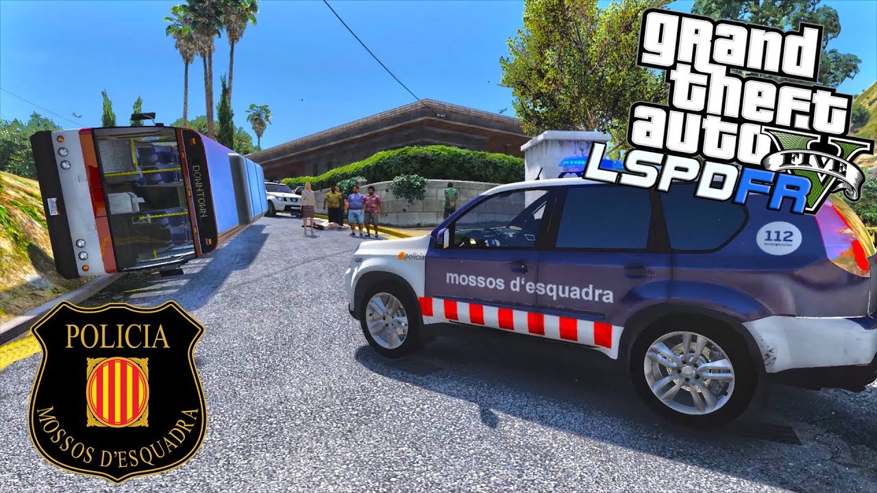 🚔 LSPDFR | DIA 515 | MOSSOS  - ACCIDENTE DE BUS!