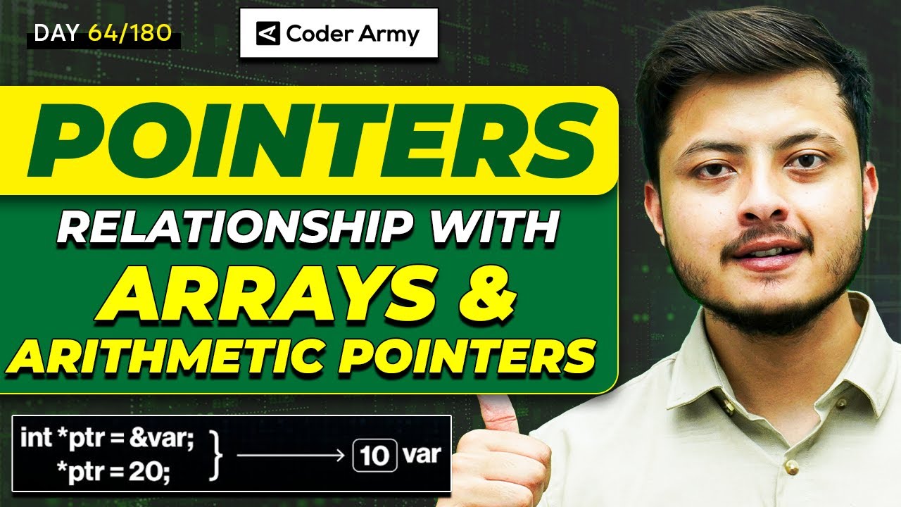 Pointers Relationship with array || Arithmetic Pointers