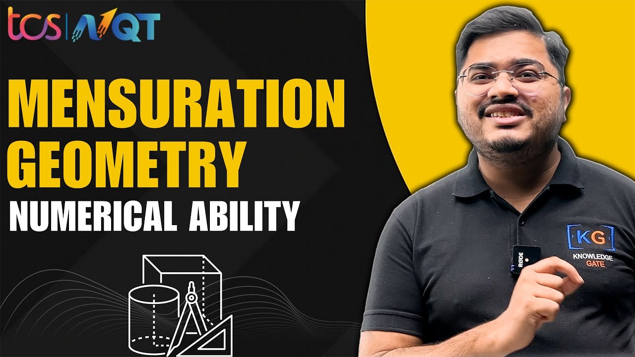 TCS Numerical Ability - MENSURATION & GEOMETRY Tricks | TCS 2025 Preparation