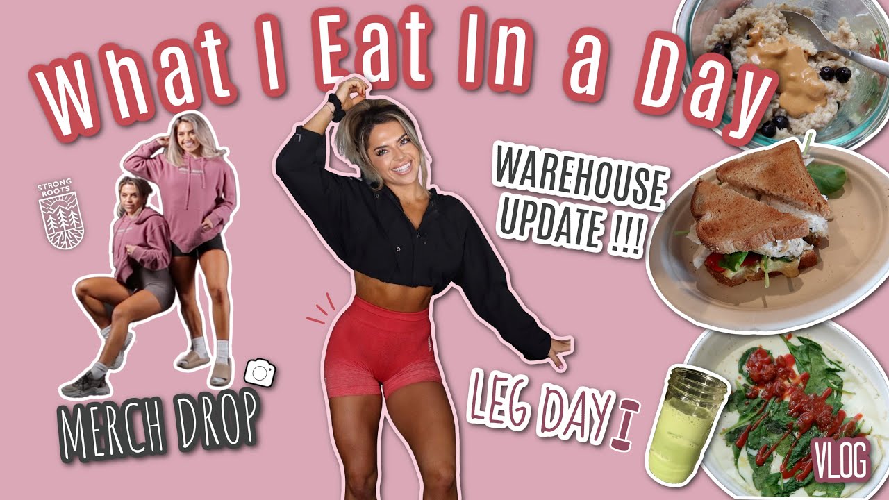 Full Day Of Eating // Vlog // Merch Photoshoot