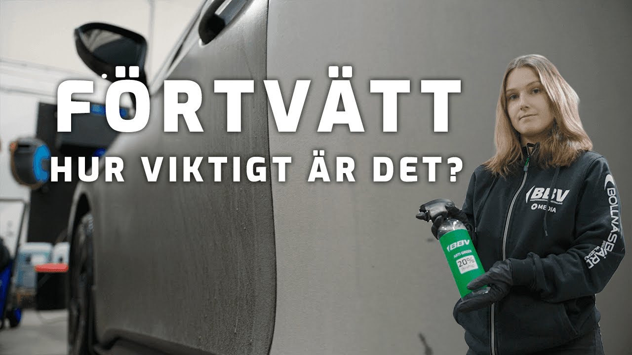 Hur viktigt är det med förtvätt innan svampning?
