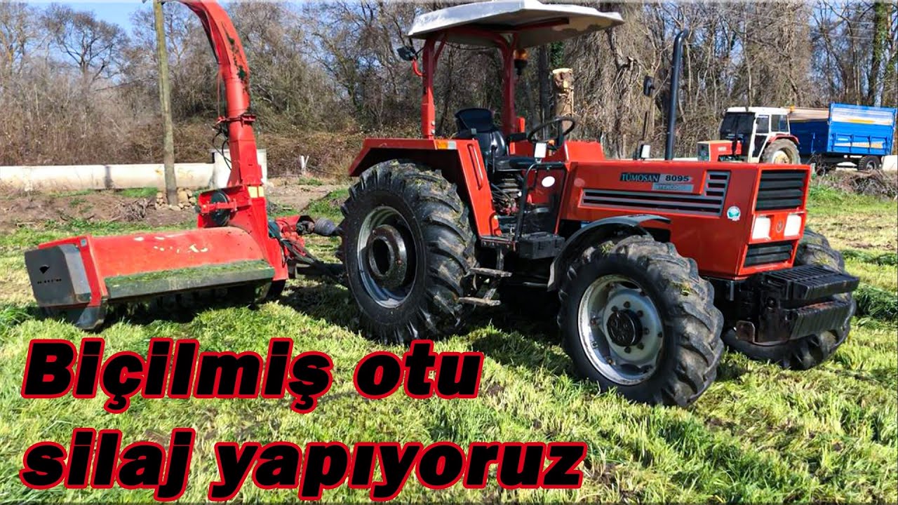 Şubat Ayında Silaj Yapıyoruz / Reygras silajı / Fimaks &ccedil;ift kıyım silaj makinası