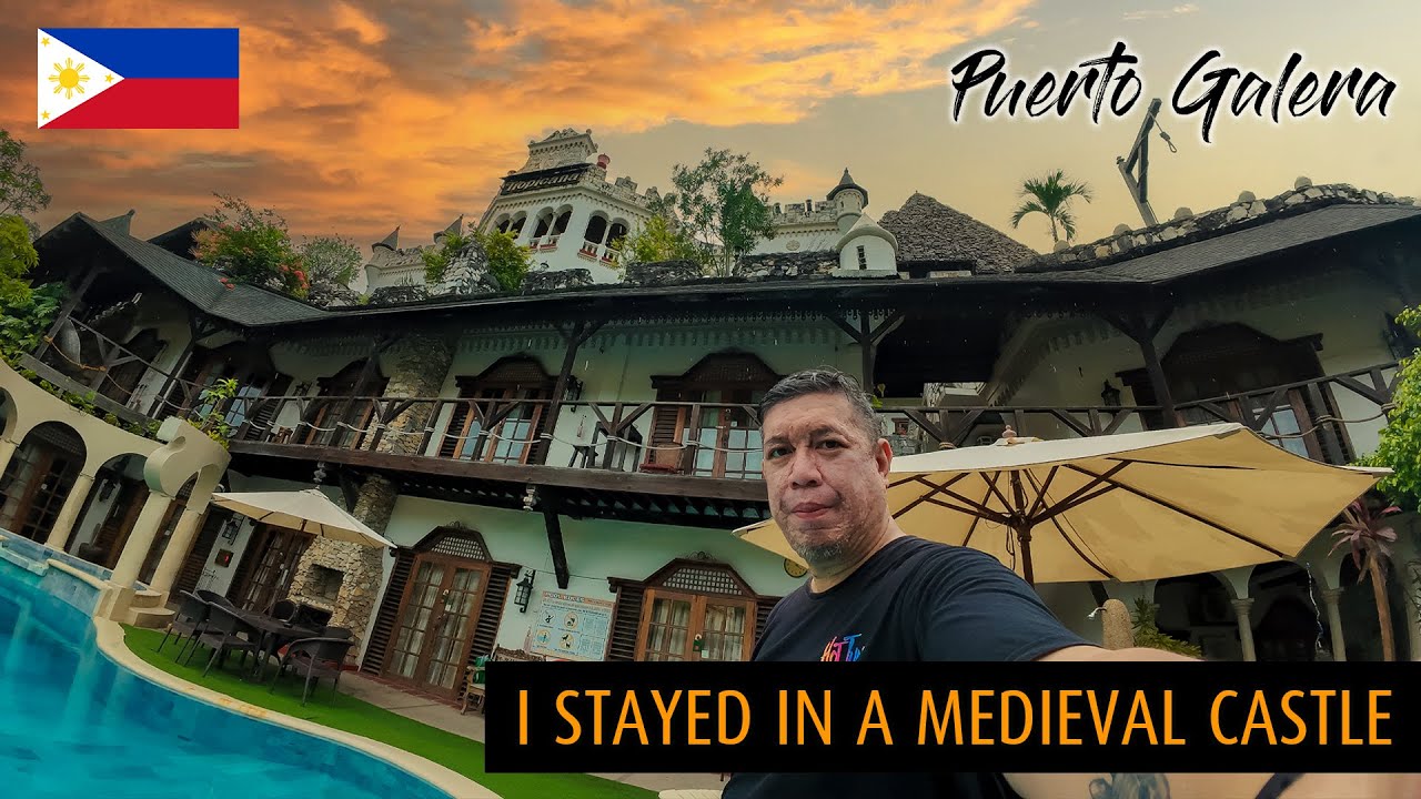 Отдых в средневековом замковом курорте в Пуэрто-Галера | Tropicana Castle Hotel 🇵🇭