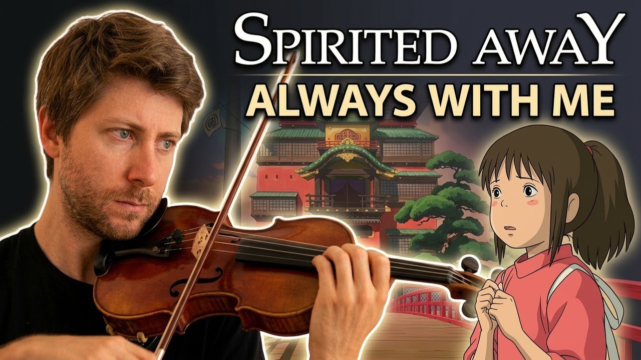 SPIRITED AWAY - Always With Me (Itsumo Nando Demo) - violin and guitar cover