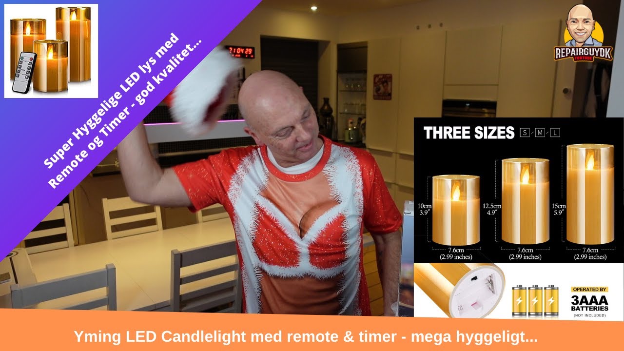 Yming LED Candle Light (flakkende LED lys)