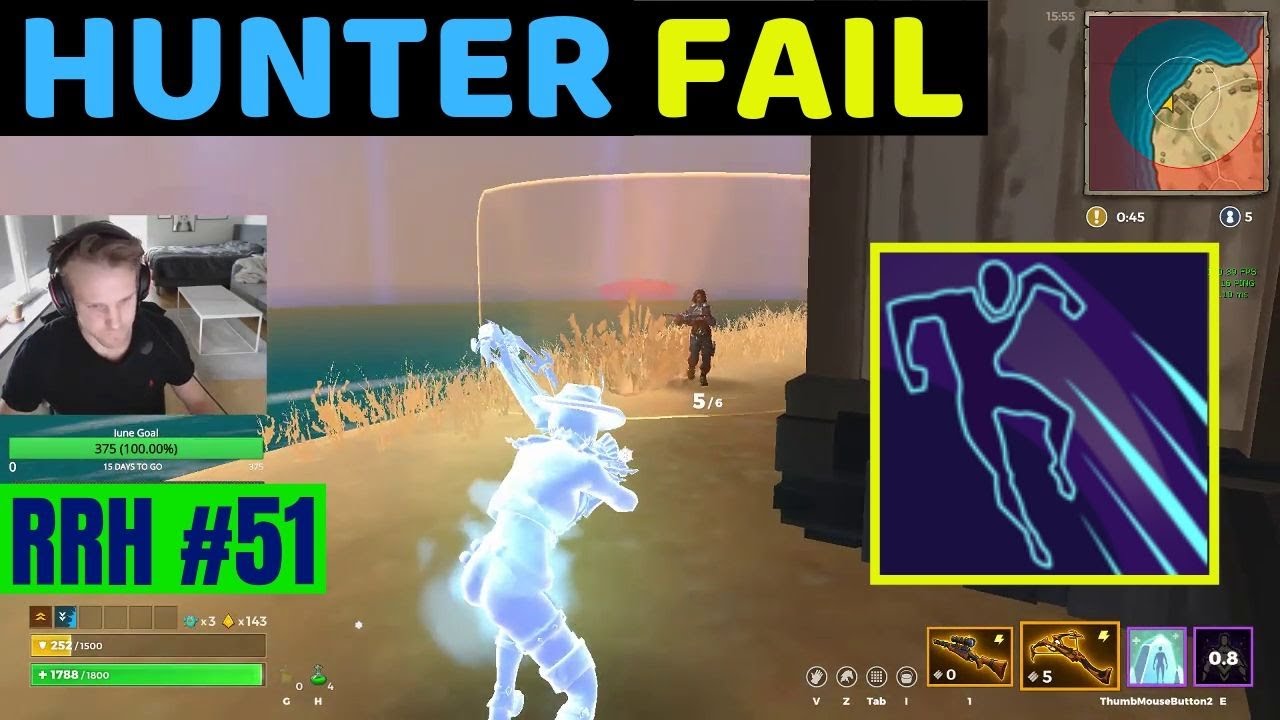 Hunter Fail / Sniper Shot after Dodge Roll - Realm Royale Highlights #51 (Best Moments)