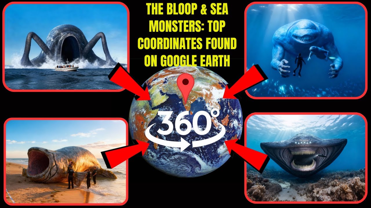 VR 360° - The Bloop & Sea Monsters: Top Coordinates Found on Google Earth!