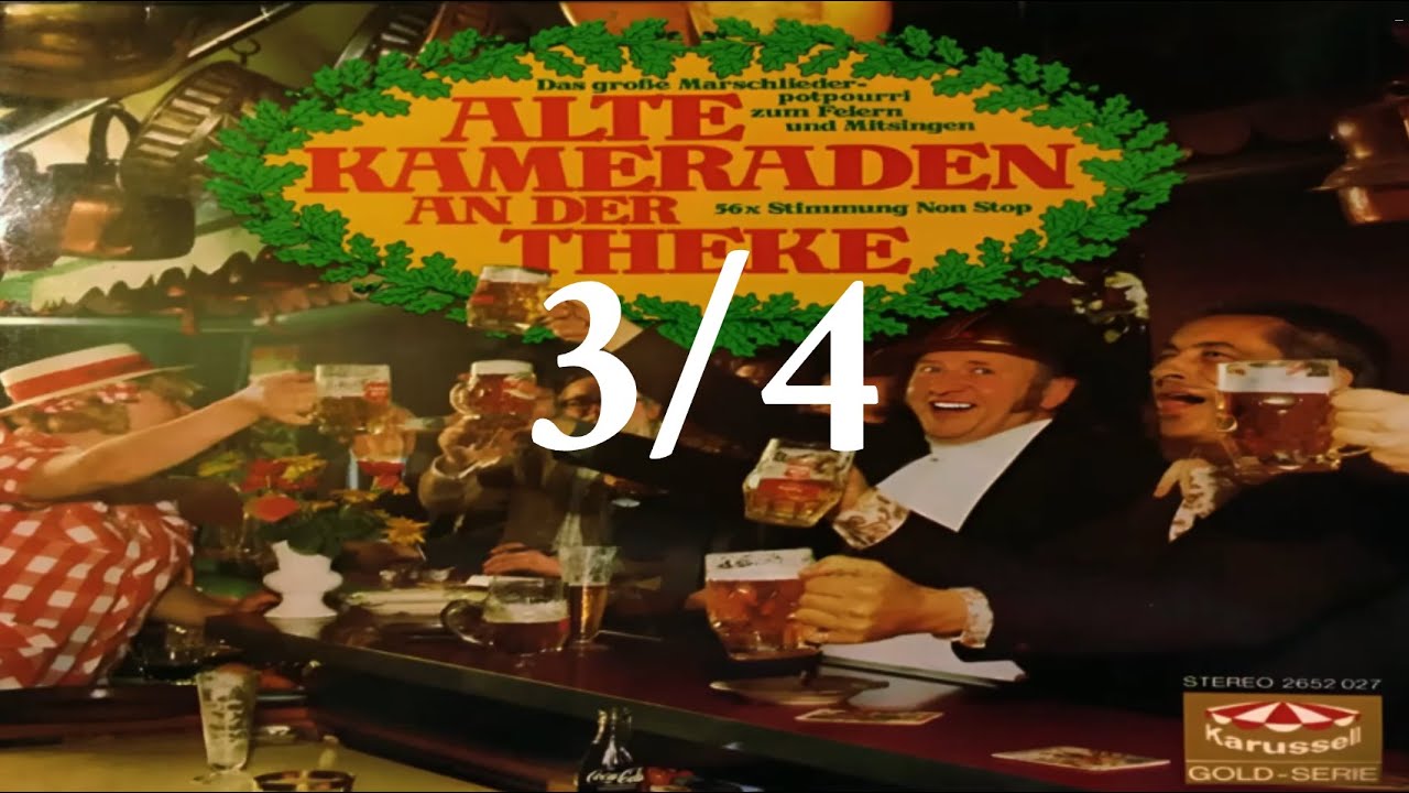 Alte Kameraden an der Theke Marschlieder-Potpourri (3/4)