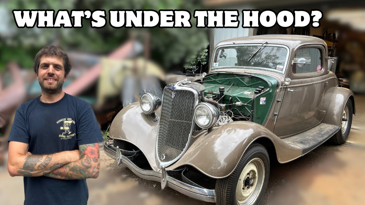 Under The Hood- 1933 3 Window Coupe