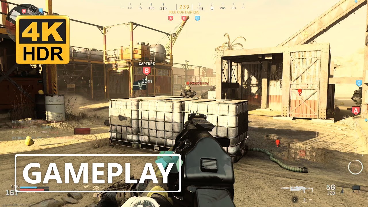 CoD Modern Warfare Multiplayer RUST Gameplay 4K HDR