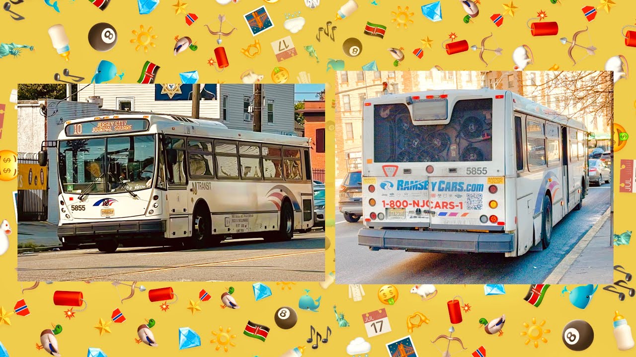 NJ Transit 10 JERSEY CITY JOURNAL SQUARE VIA NEW JERSEY CITY UNIVERSITY (NABI 416.15 