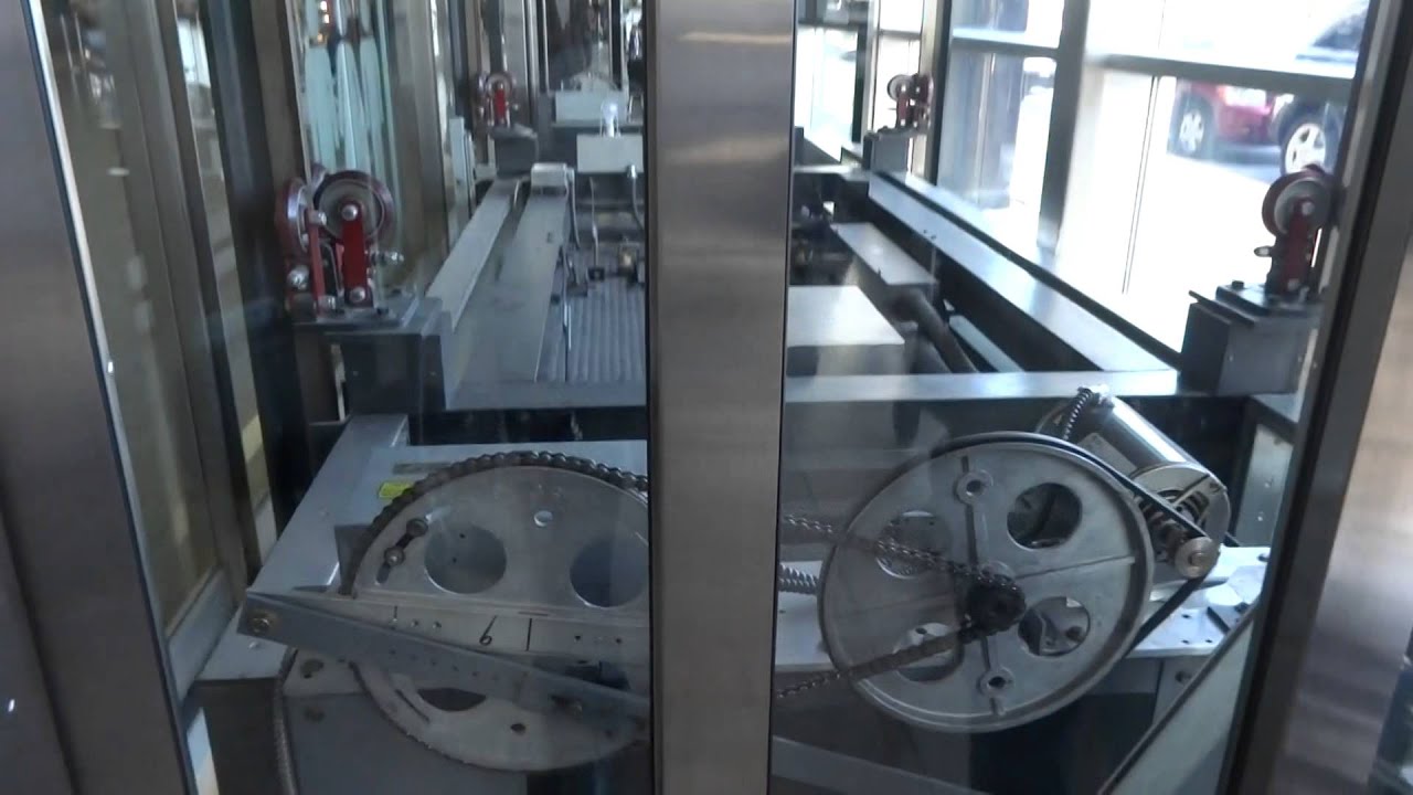 HUGE!!! KONE Hydraulic elevators @ Montréal Trudeau Airport, QB, Canada.