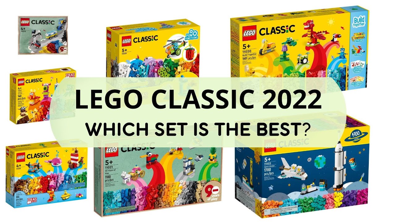 LEGO CLASSIC 2022 ALL SETS Review and Comparison 11017 11018 11019 11020 11021 11022 ideas