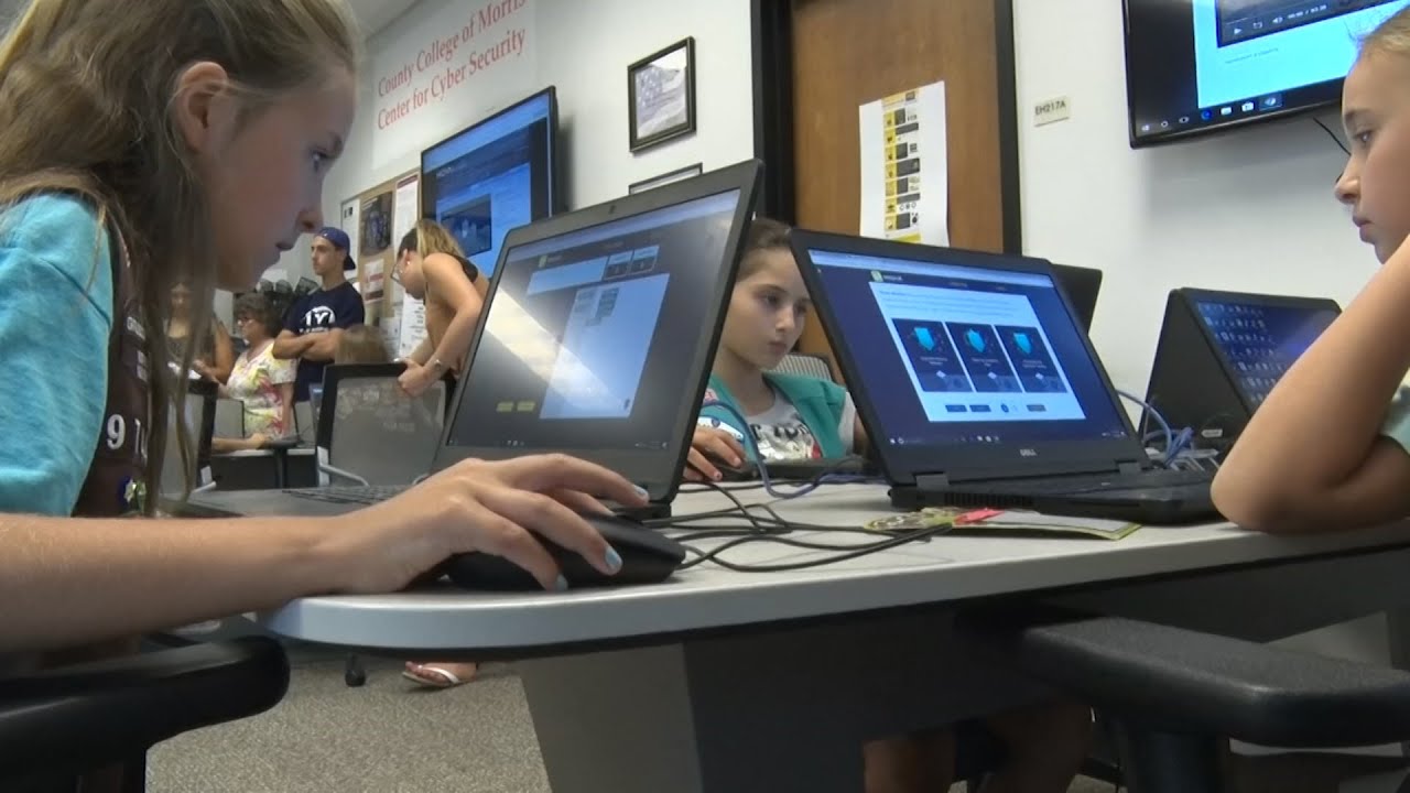 Nationally-recognized center teaches Girl Scouts cybersecurity