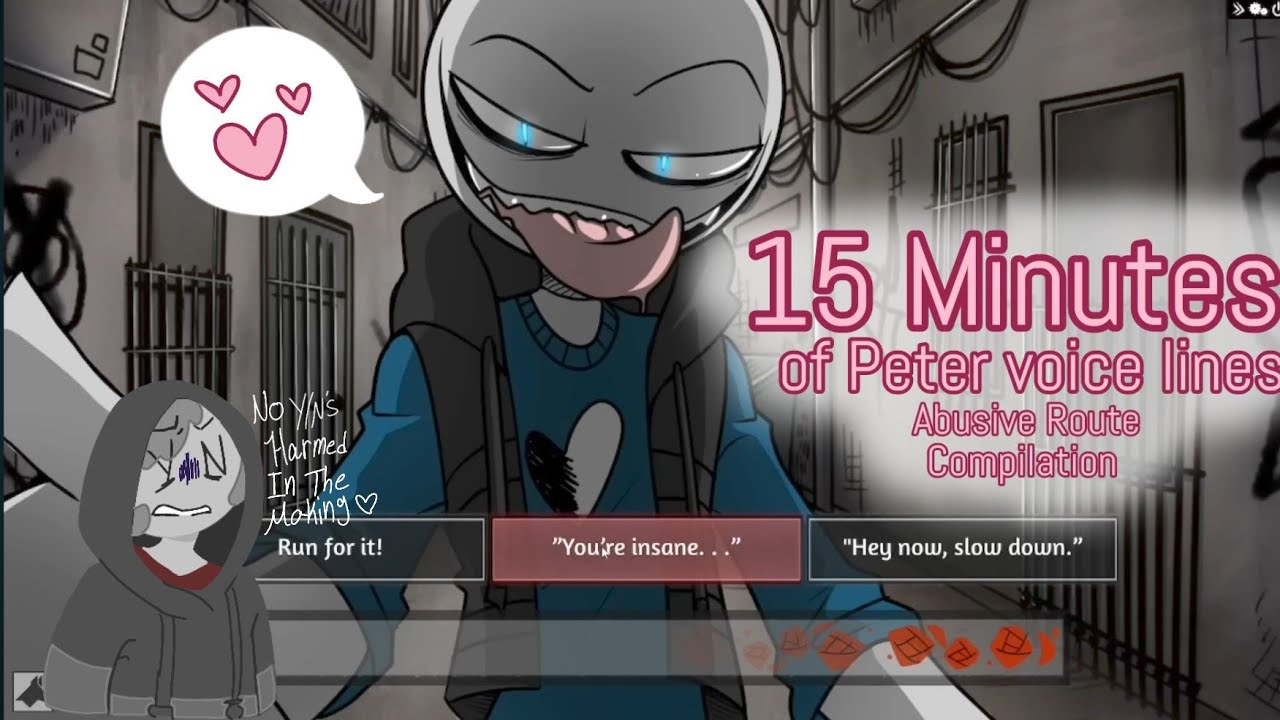 YBG Abüs¡ve Route - All Peter Lines VOICED | YOUR BOYFRIEND GAME