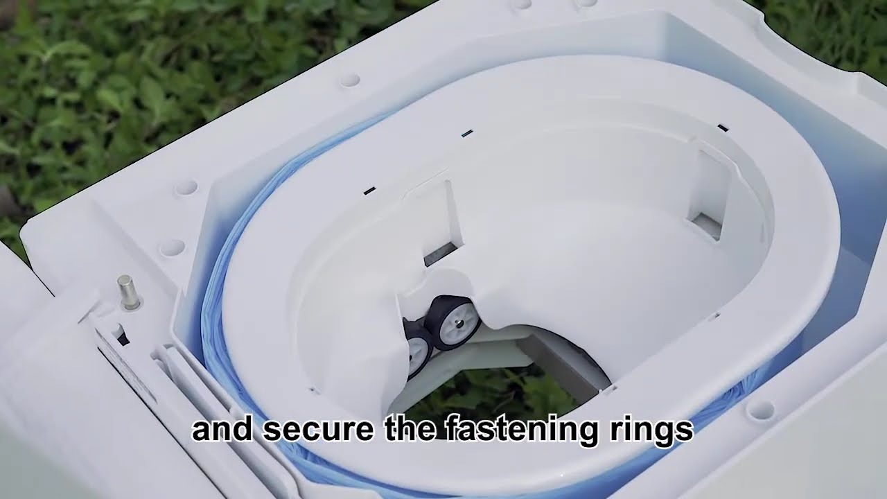 Dry Flush Toilet, Portable Toilet for Camping & Outdoor [Odorless & One-click Flushing]
