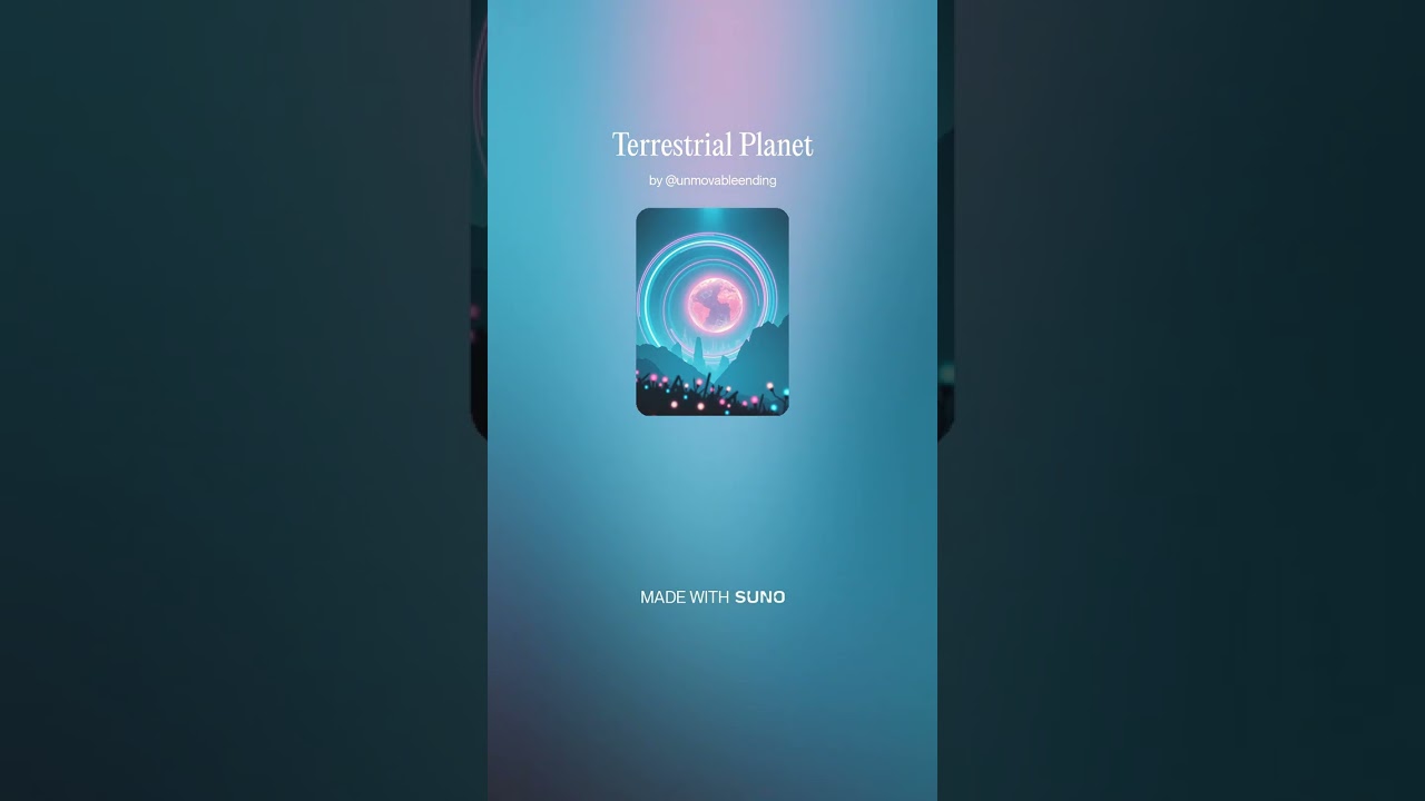 Terrestrial Planet, Blue Habitat 21 - Instrumental #AI​ #Song​ by #Suno​ #music​ #newmusic​