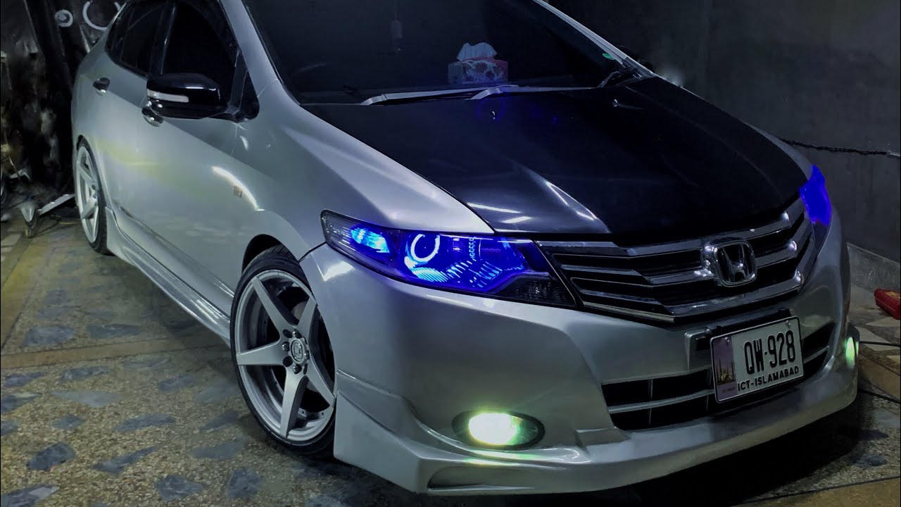HONDA CITY DRL INSTALLED FULLY LOADED RIDE .